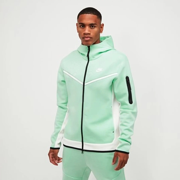 Nike Mint Green Zip-Up Hoodie - Picture 4 of 4